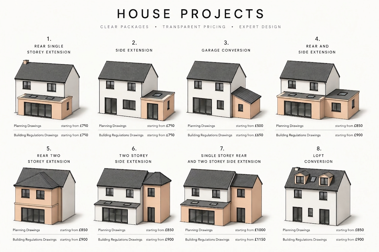 House Projects - Clear Packages, Transparent Pricing, Expert Design.